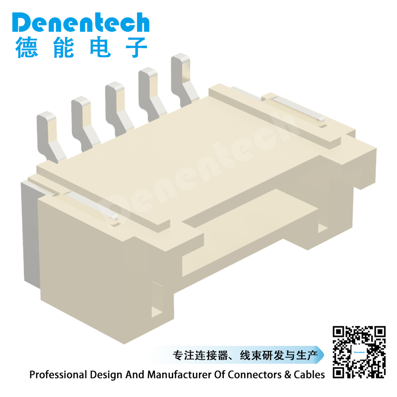 Denentech PEA single row straight SMT 2.0MM wafer connector header Wire to-Board connector with lock